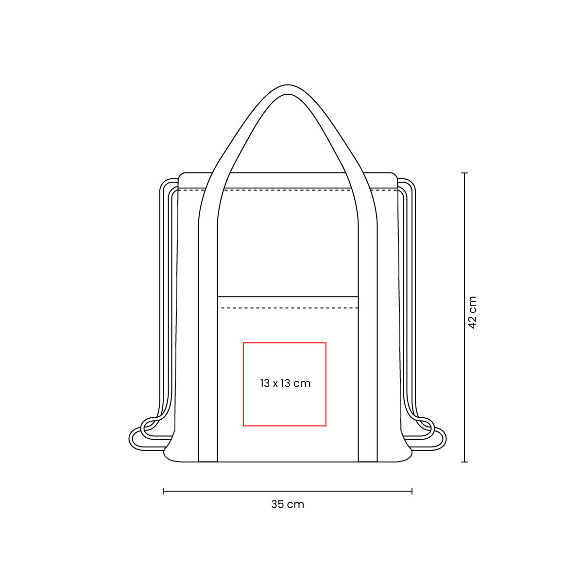 BOLSA-MOCHILA VATT GRIS SIN 611