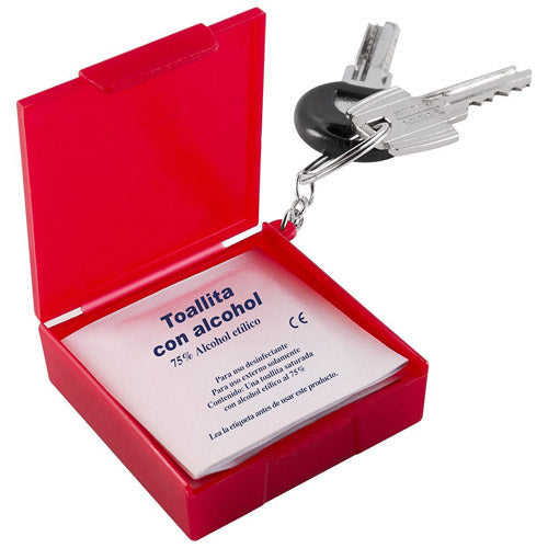 LLAVERO CON PADS DE ALCOHOL SLD 052