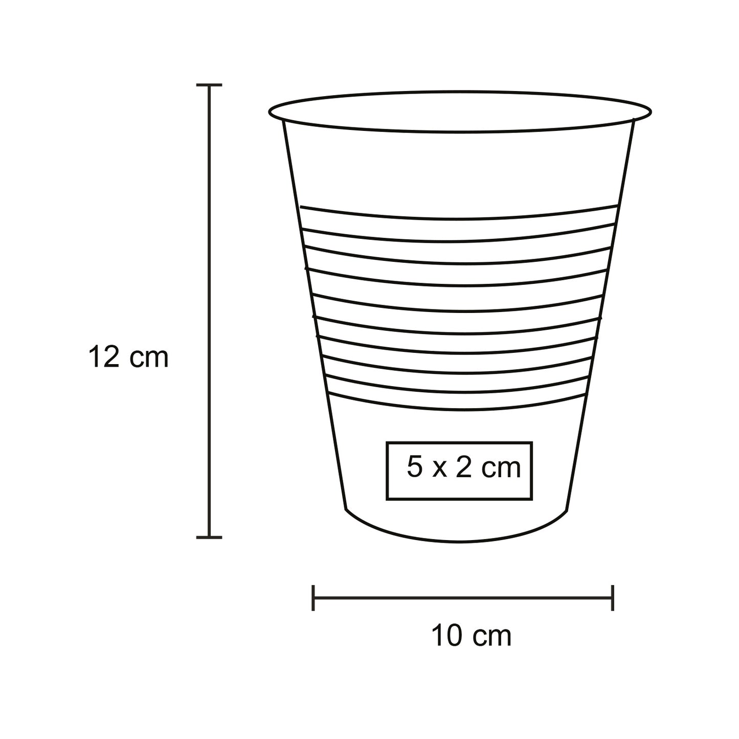VASO PARTY T 328