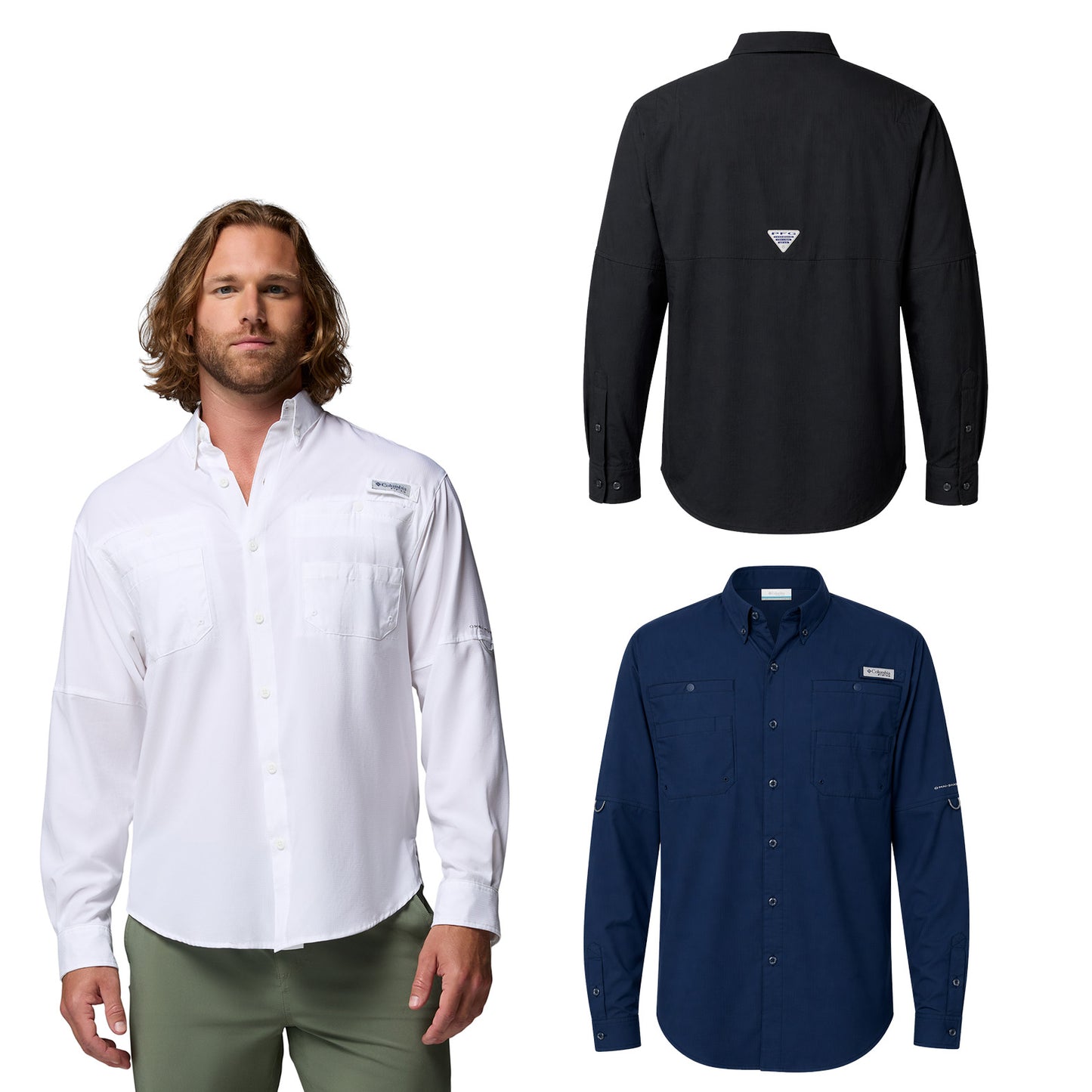 CAMISA COLUMBIA TAMIAMI MEN ML