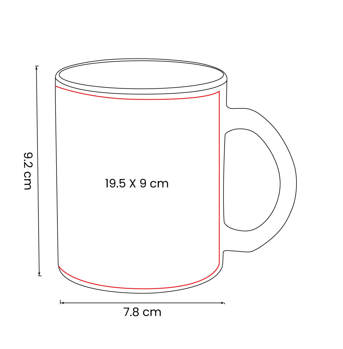 TAZA PARA SUBLIMAR TECAF TAZ 053