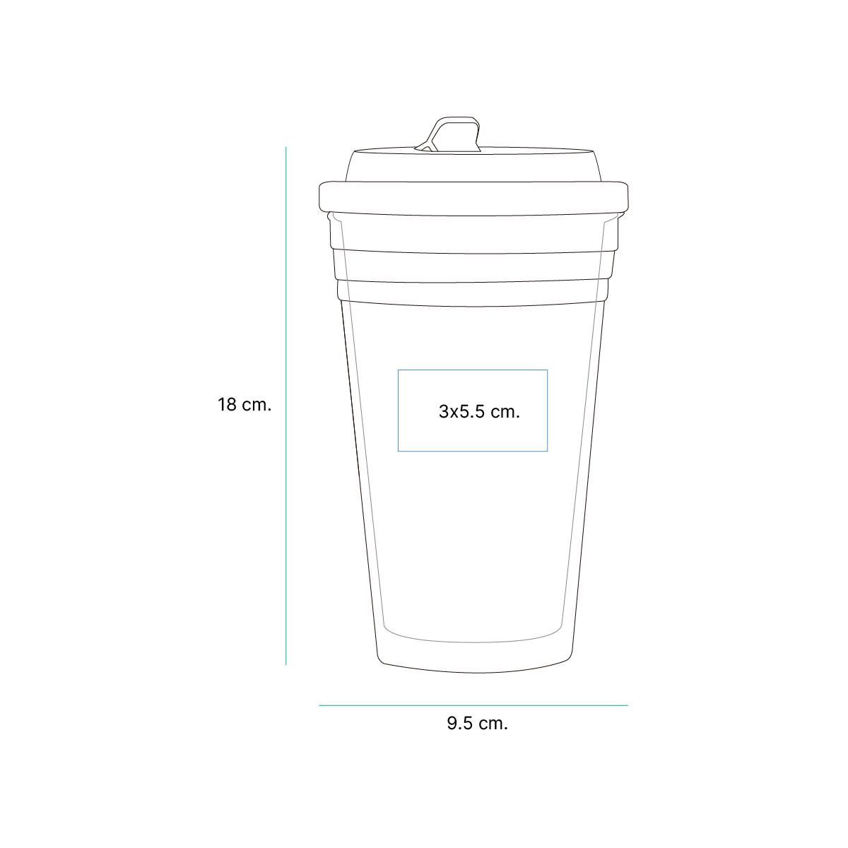 VASO ASÍS TE-028