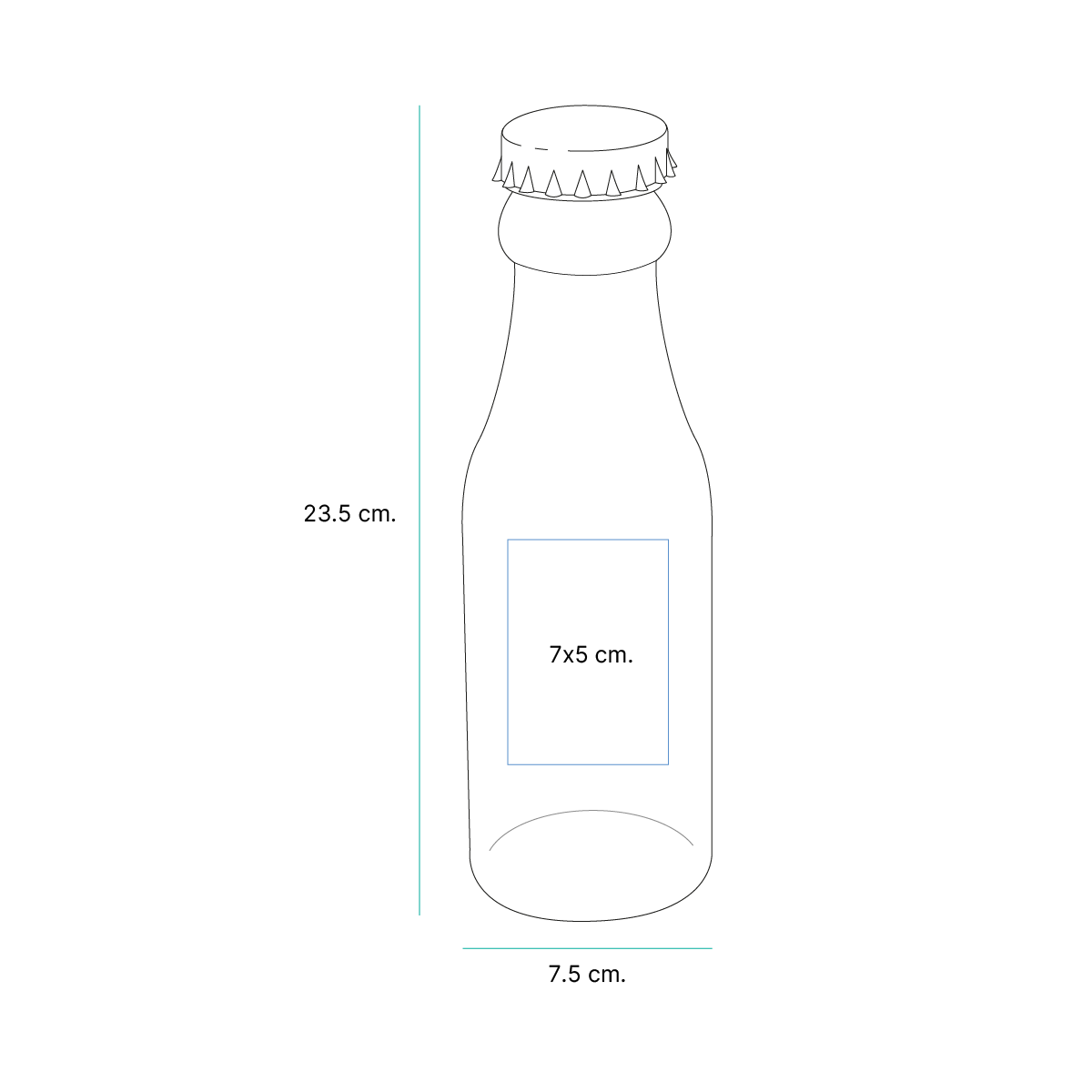 BOTELLA QUITO TE-036
