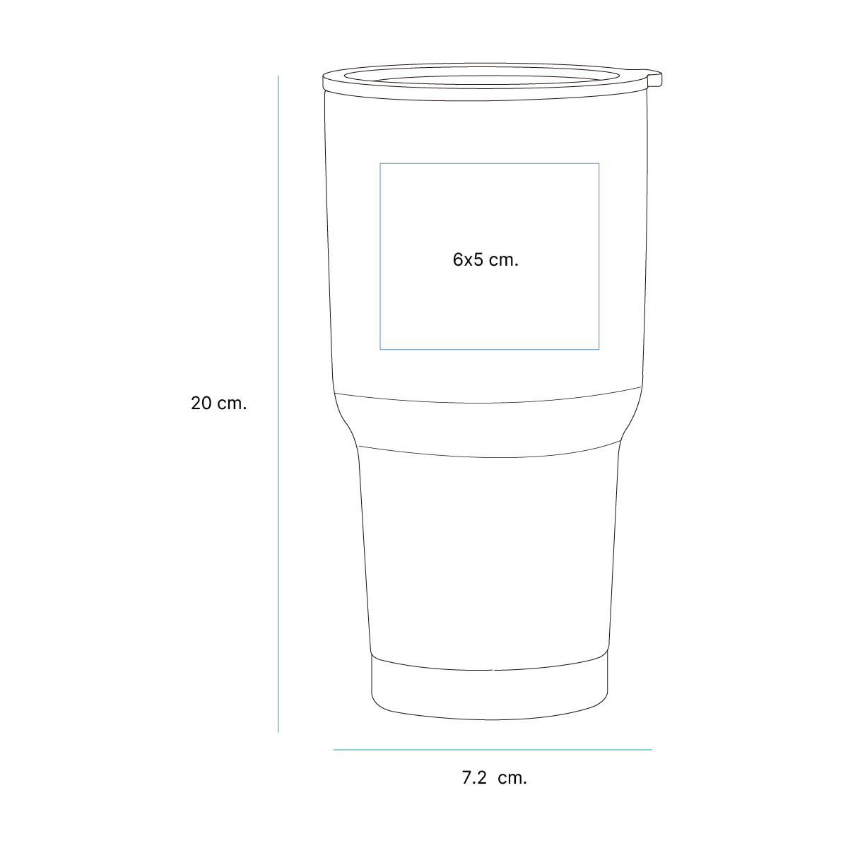 TERMO NADI. 850 ML TE-054