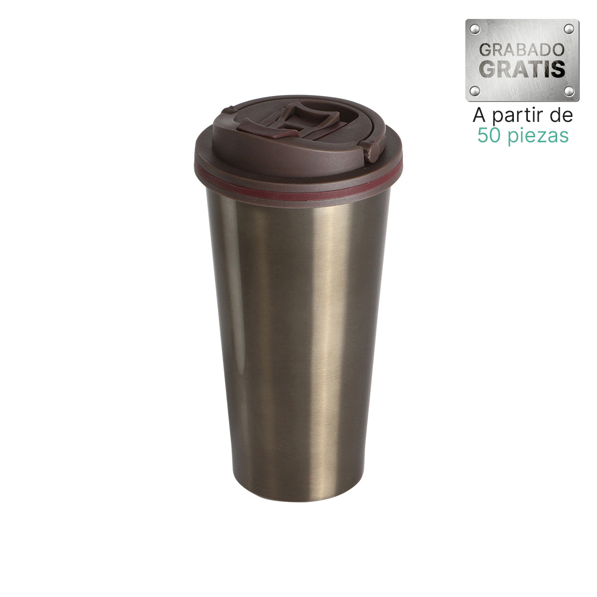 Vaso de aluminio TE-093